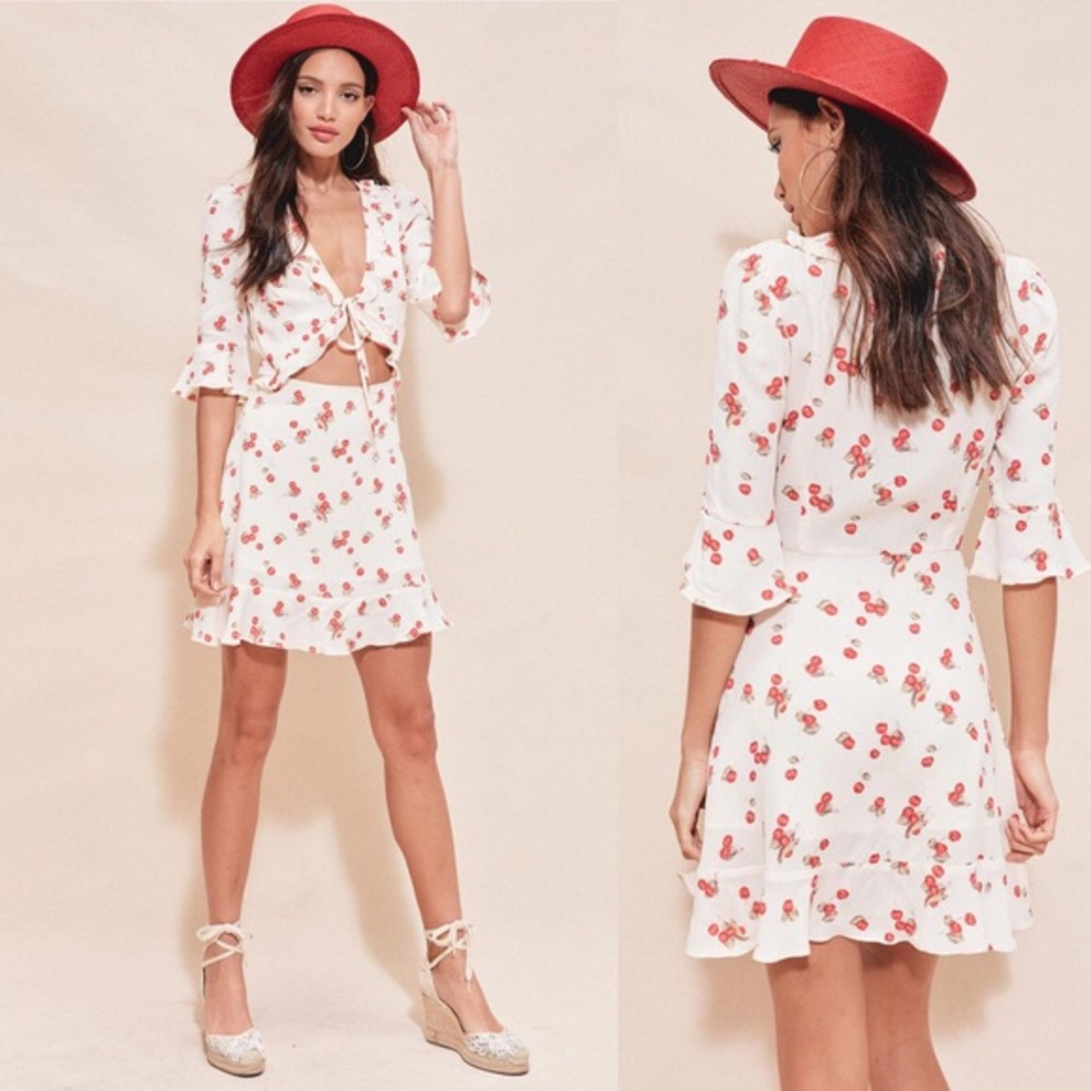 For Love and Lemons Cherry Sundress